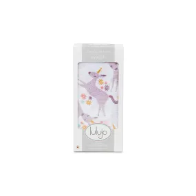 Cotton Muslin Swaddle - Modern Unicorn | Lulujo