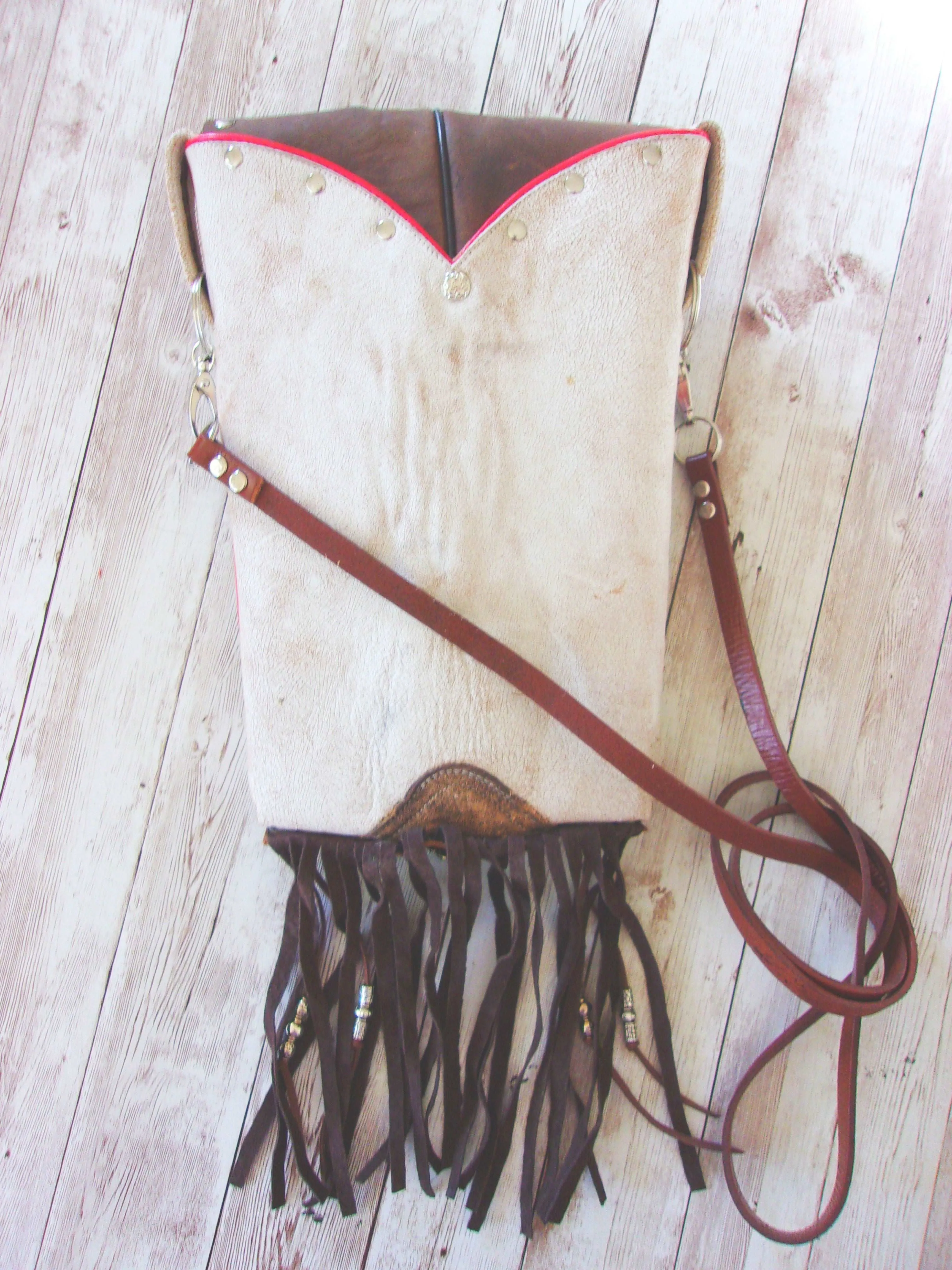 Cowboy Boot Crossbody Fringe Hipster Bag HP774