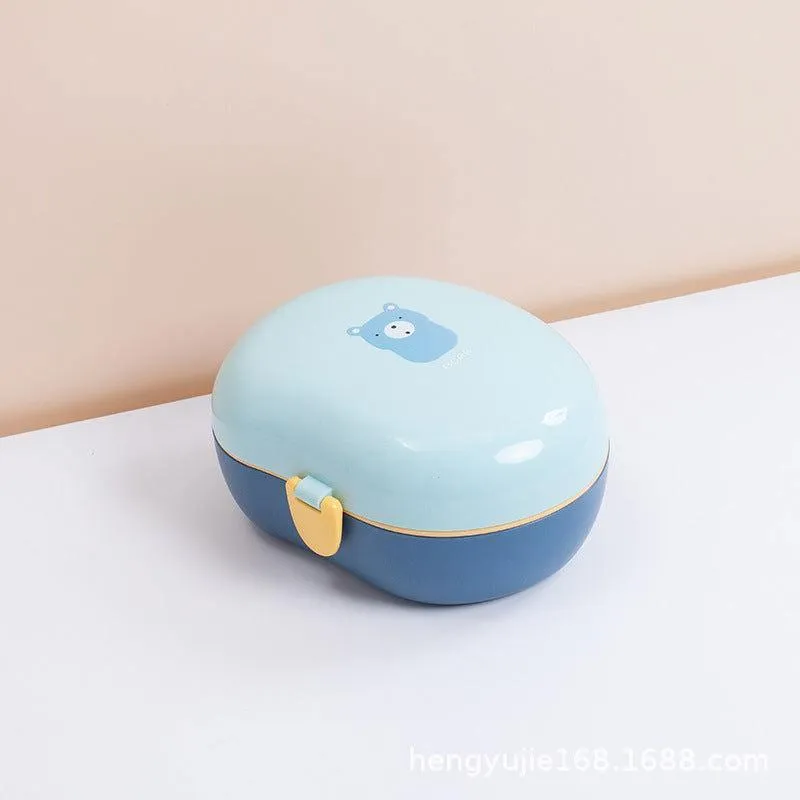 Cute Duck Plastic Lunch Box for Kids 🦆