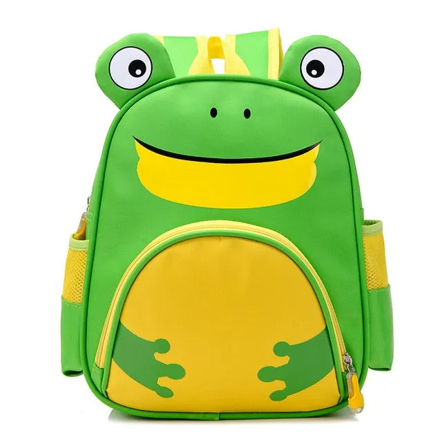 Cute Owl Animals Kids Backpack Toddler School Bags ZOO Families Kindergarten Bag