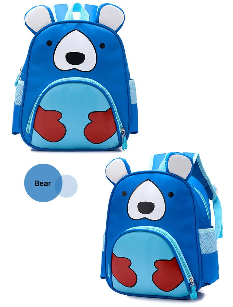Cute Owl Animals Kids Backpack Toddler School Bags ZOO Families Kindergarten Bag