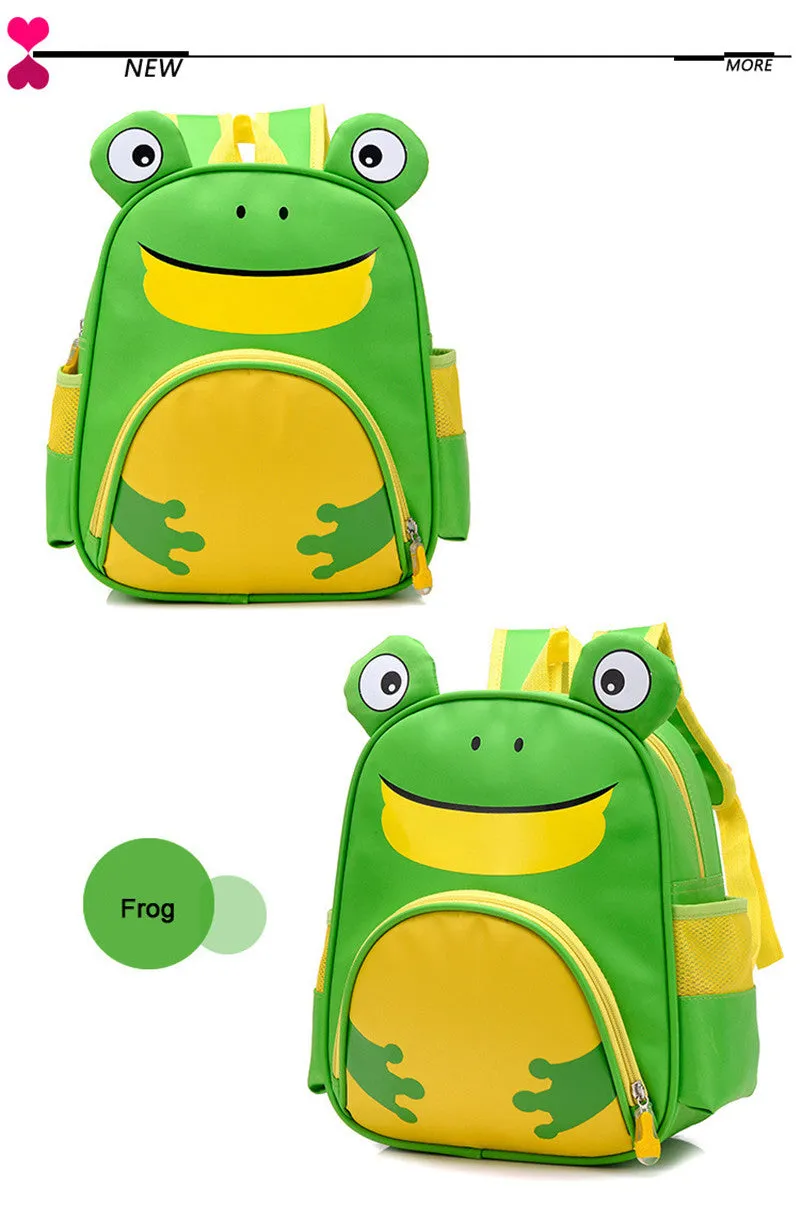 Cute Owl Animals Kids Backpack Toddler School Bags ZOO Families Kindergarten Bag