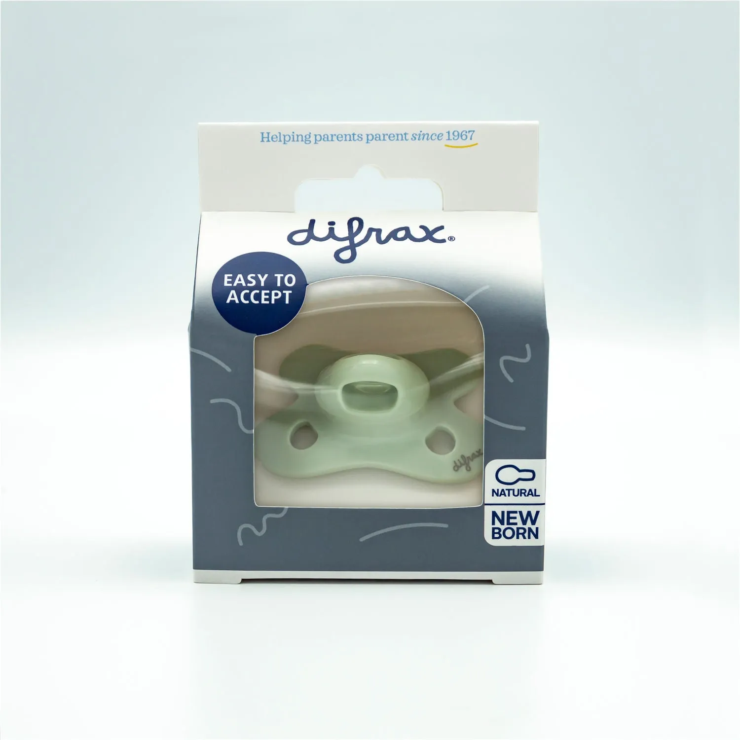 Difrax Newborn Dummy - Pistachio