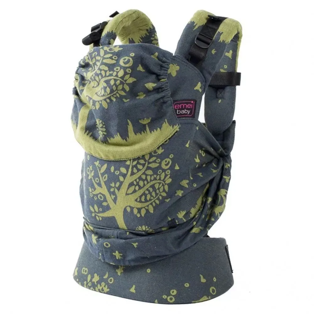 Emeibaby Wrap Conversion Toddler  Carrier - Full Treemei Dark Blue Bright Green