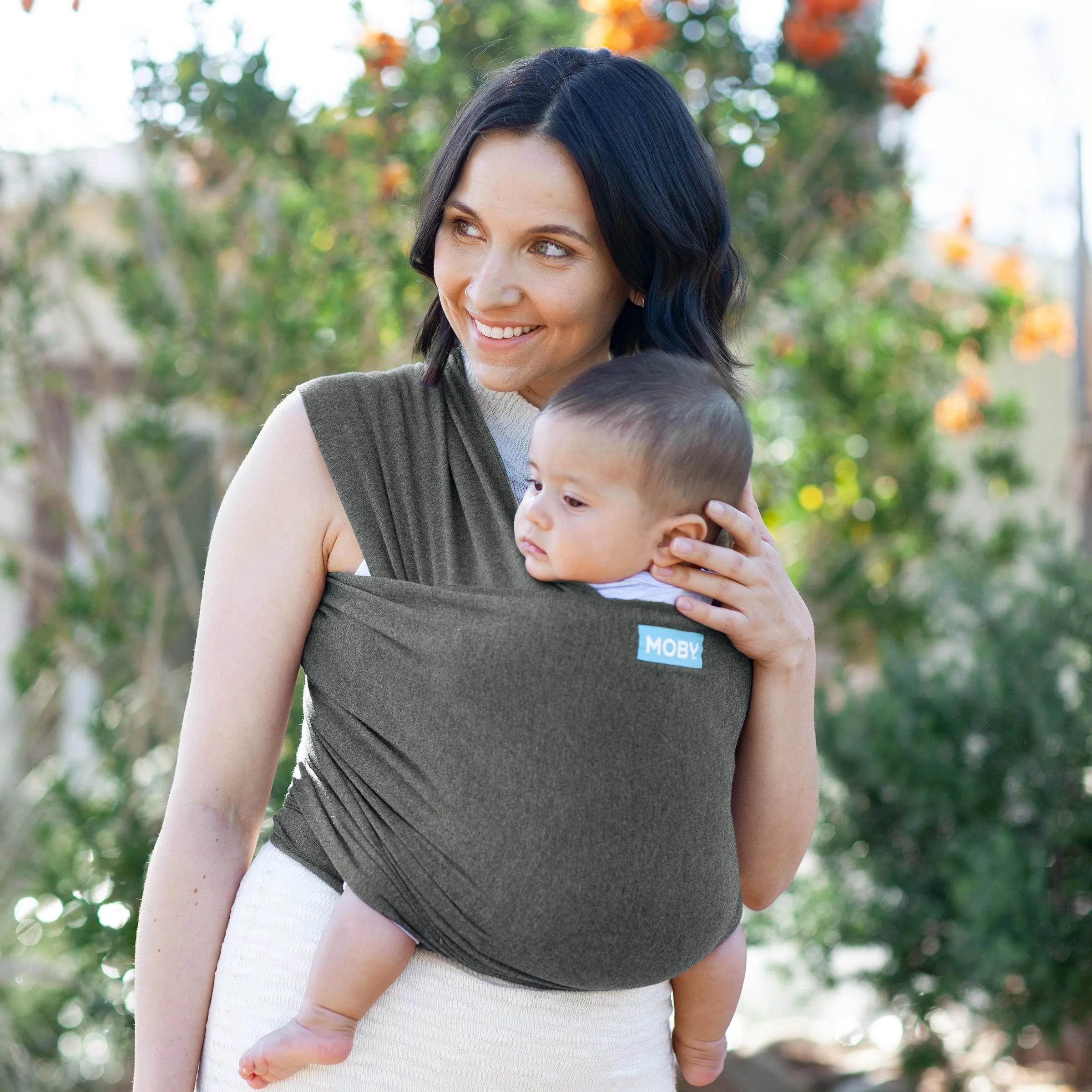 Evolution Baby Wrap Carrier - Charcoal