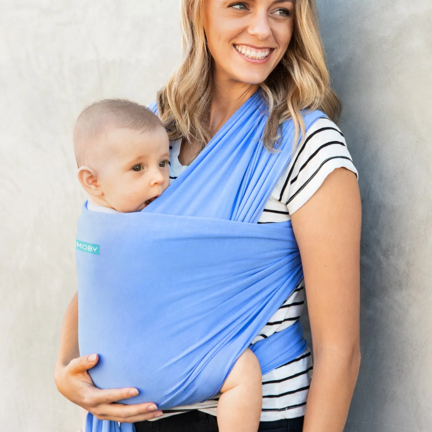 Evolution Baby Wrap Carrier - Cornflower