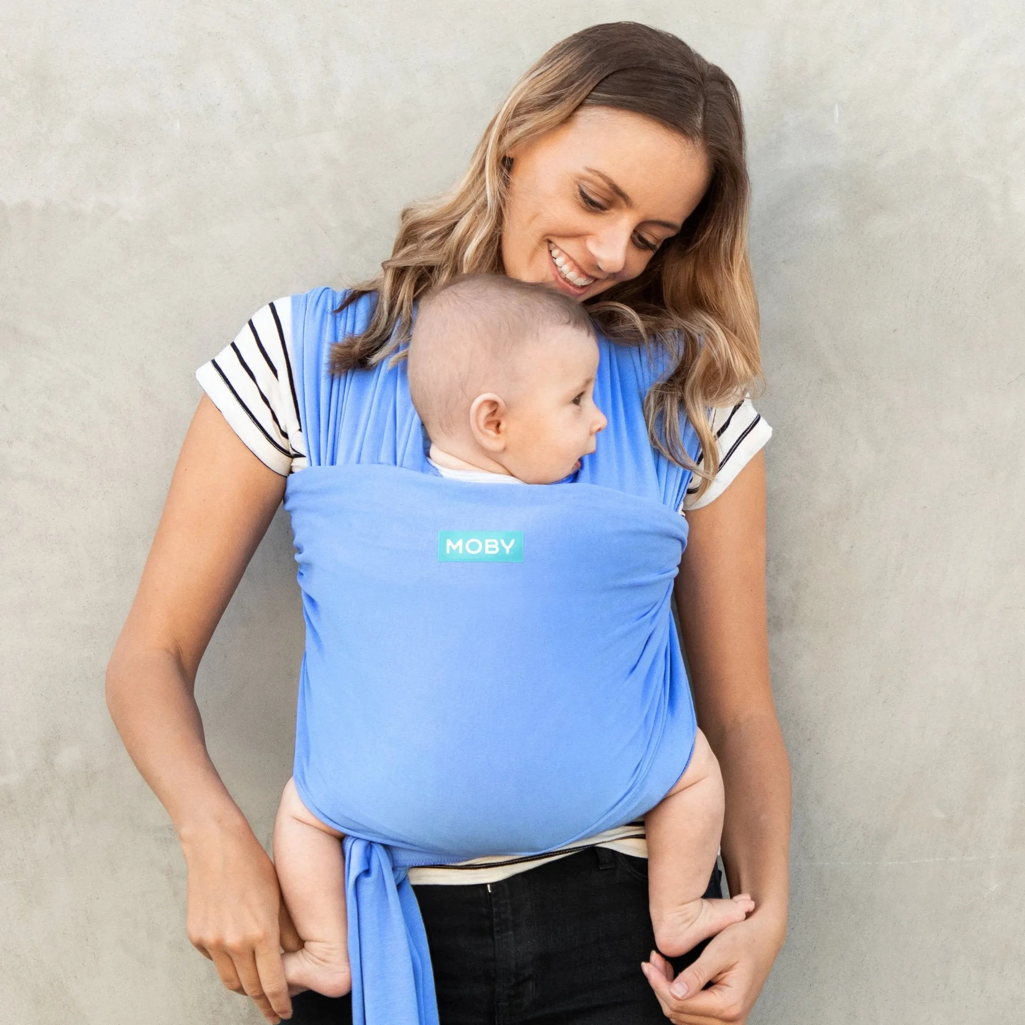 Evolution Baby Wrap Carrier - Cornflower