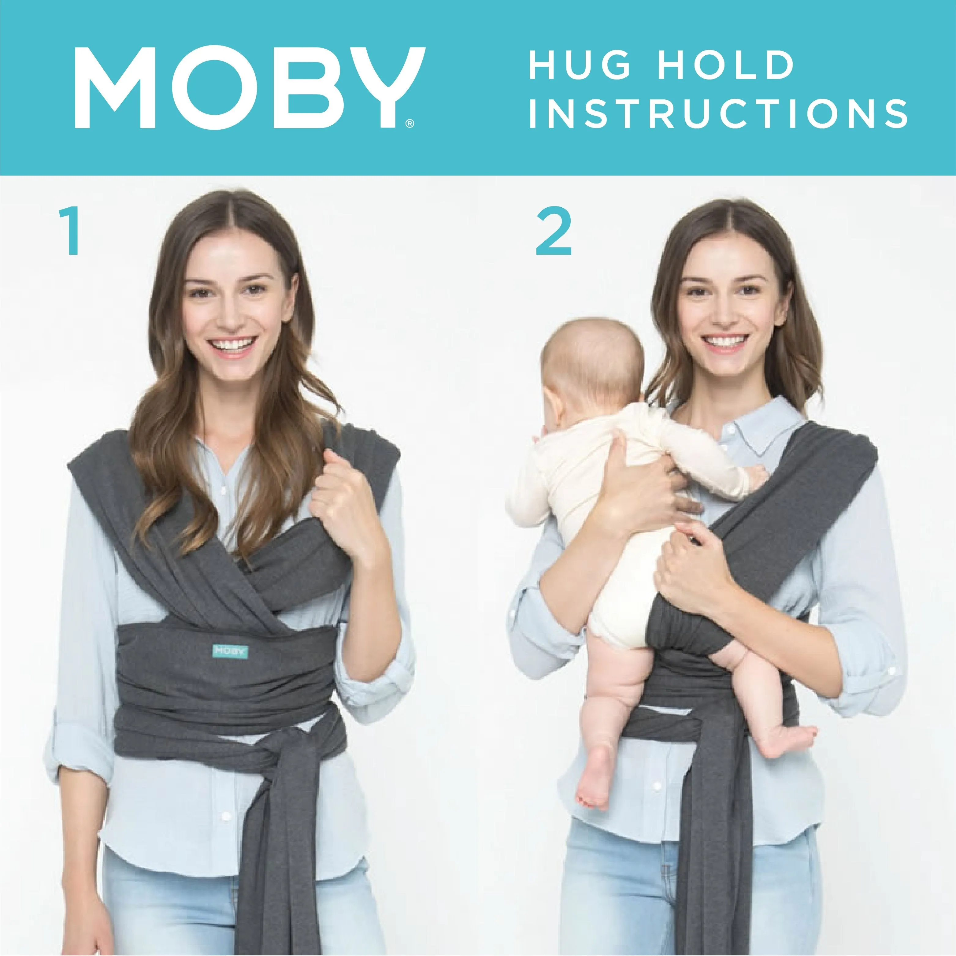 Evolution Baby Wrap Carrier - Denim