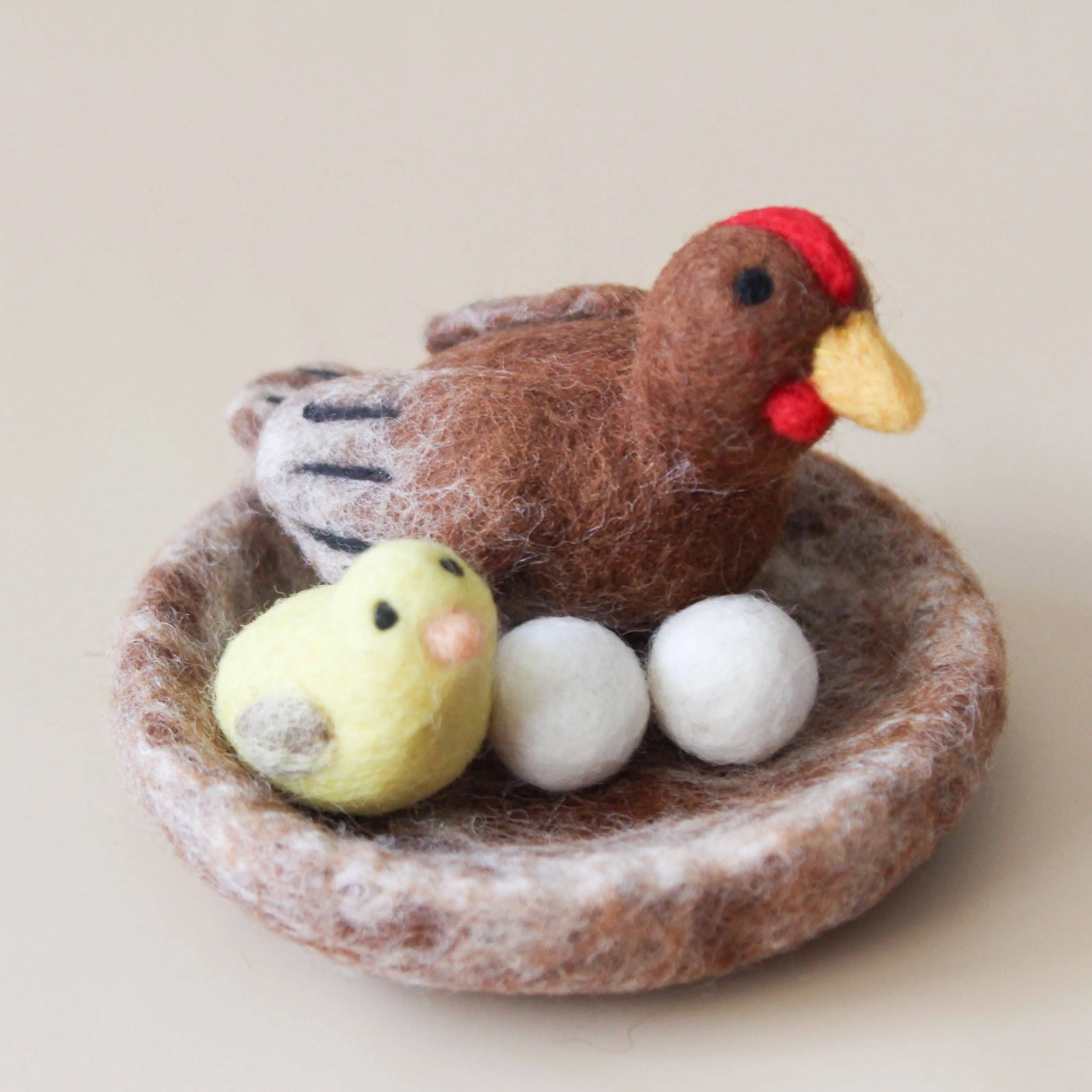 Felt Hen and Chick Set