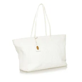 Fendi Selleria Embossed Leather Tote Bag (SHG-34464)
