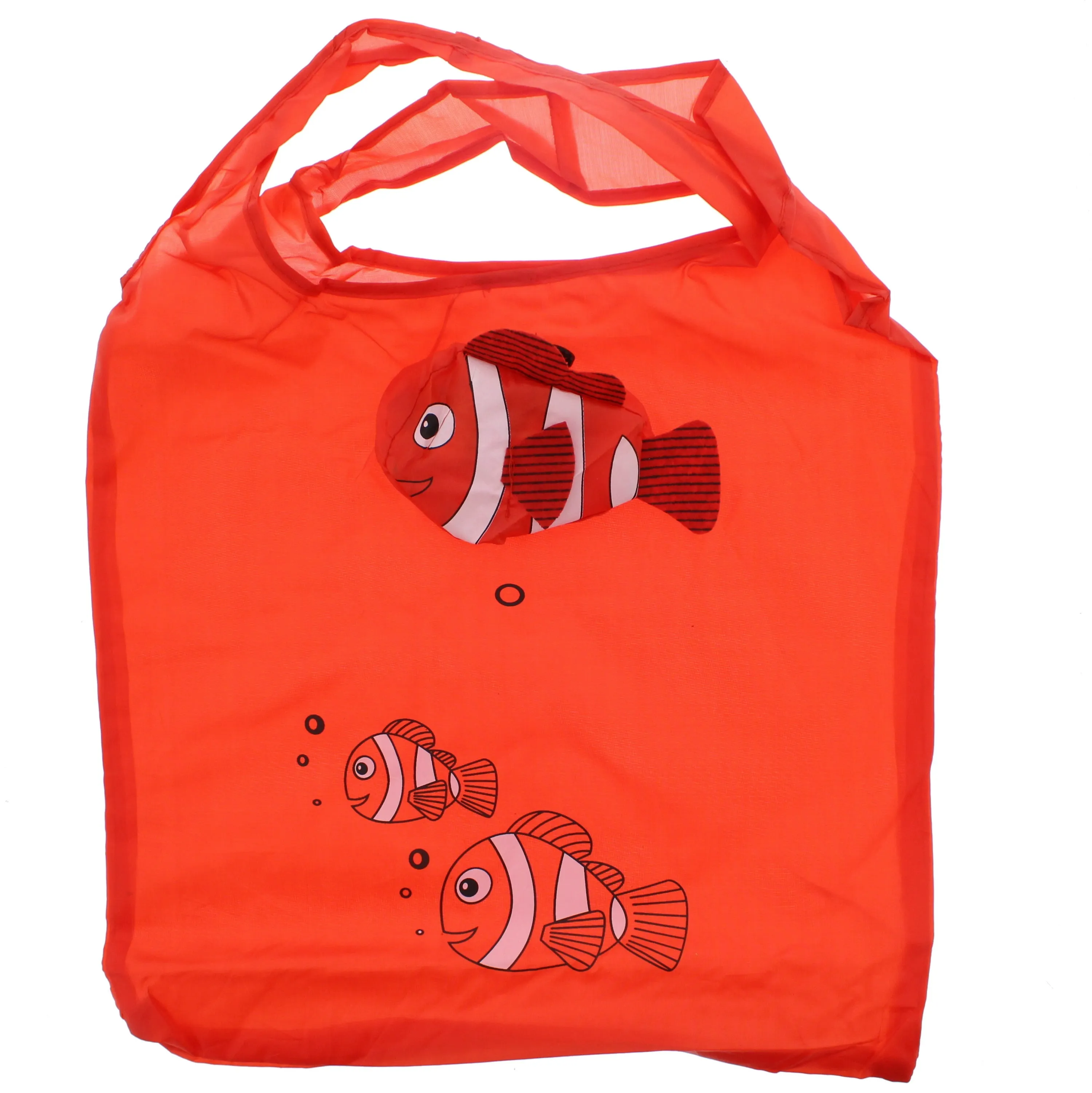 Fish Themed Shopping Bag in Fish Pouch