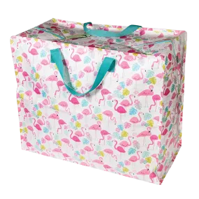 FLAMINGO BAY JUMBO ZIP TOTE