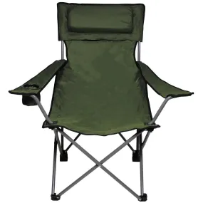 Folding chair, "Deluxe", olive