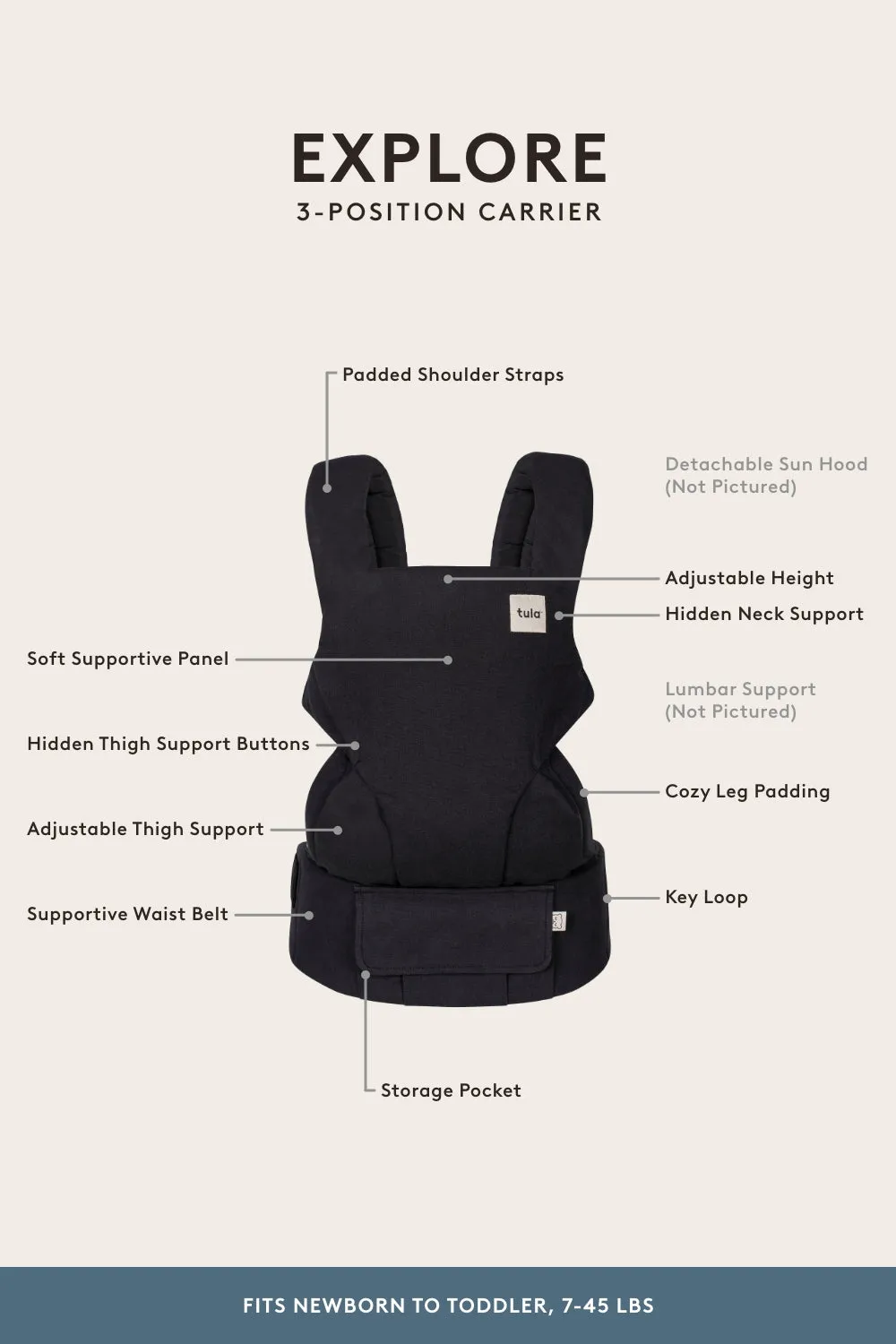 Geode - Hemp Explore Baby Carrier