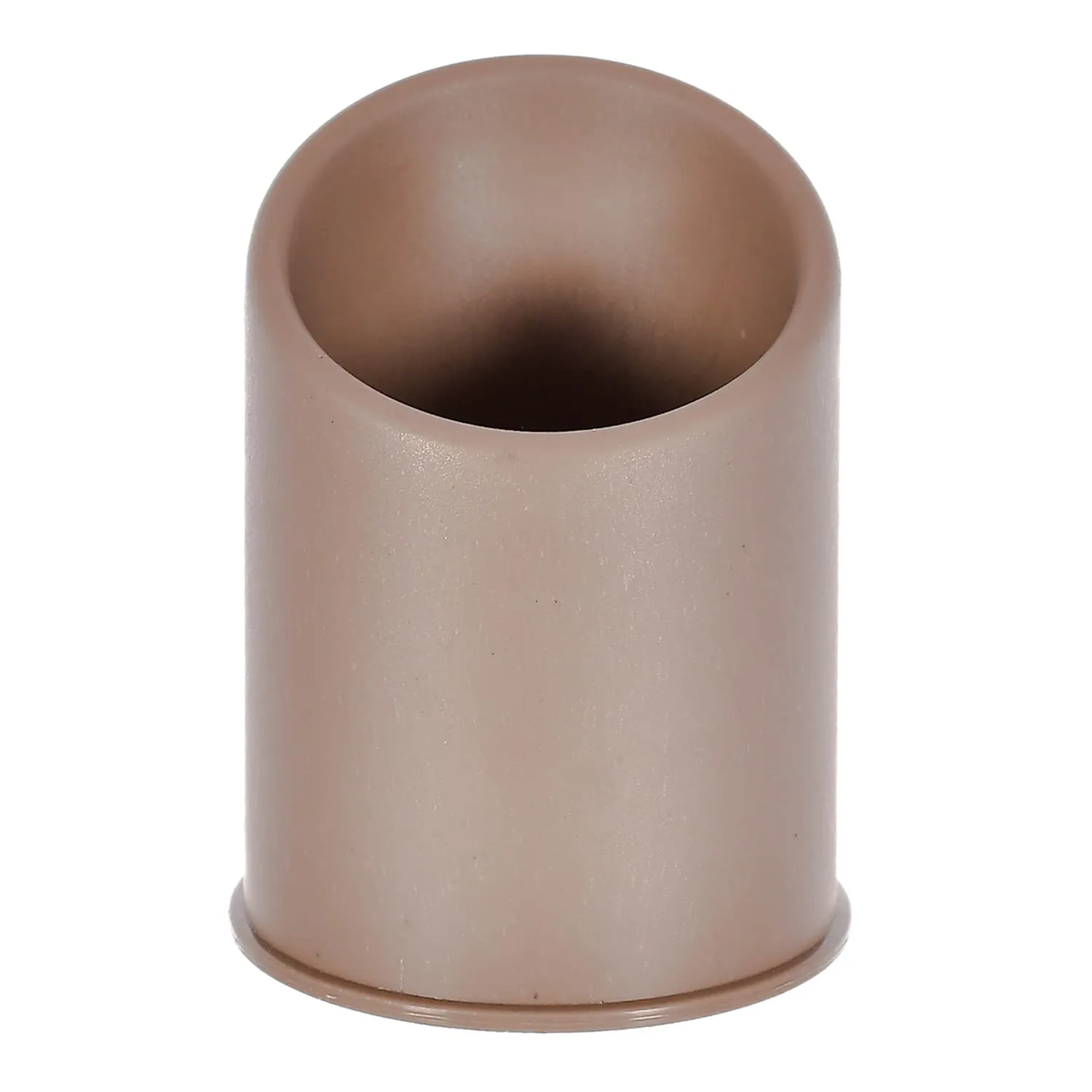 Heart Home 2 Section Multipurpose Plastic Stand, Holder, Organizer For Stationary, Cutlery, Cosmetics- Pack of 2 (Brown)-46HH0409