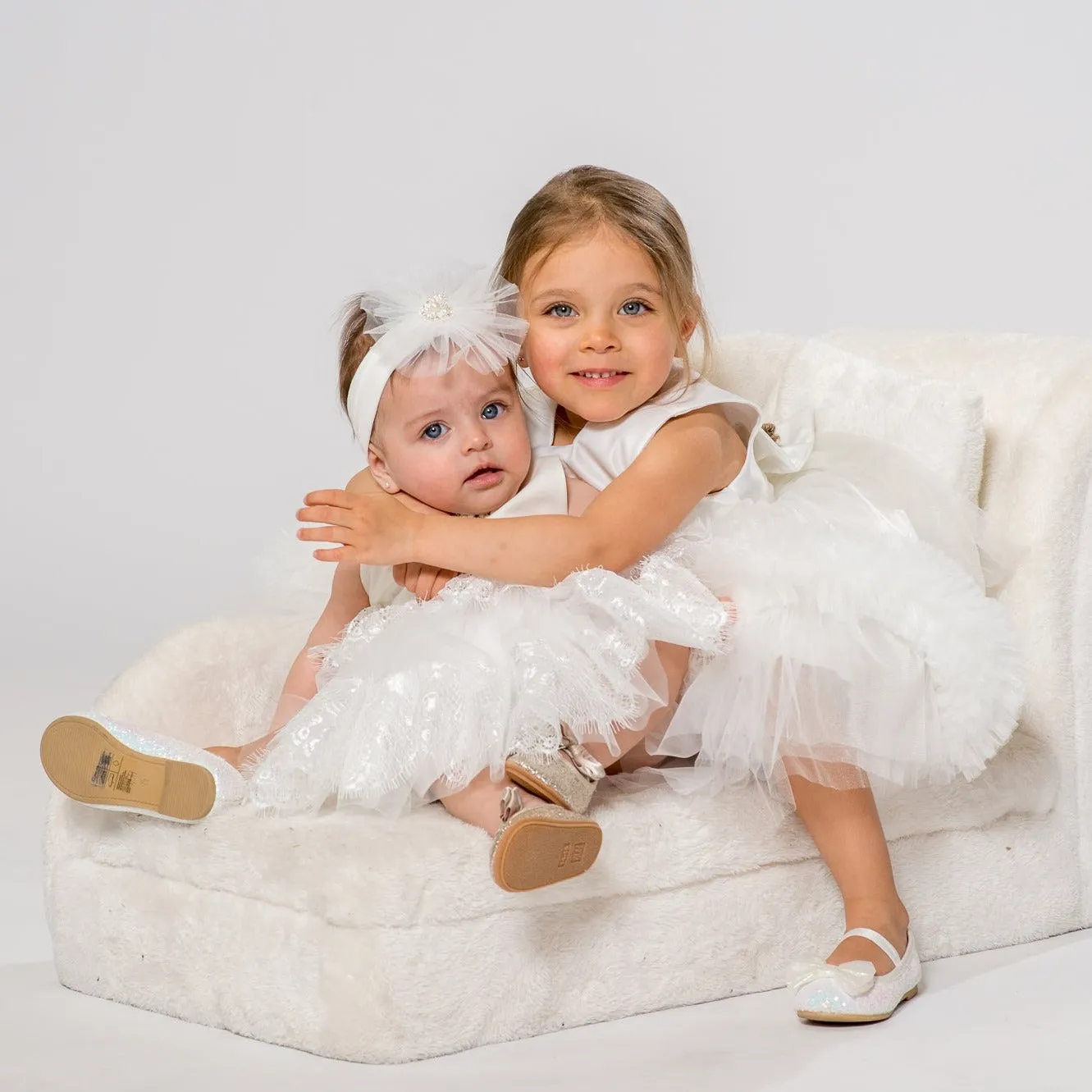 Hearts & Pearls Baby Dress
