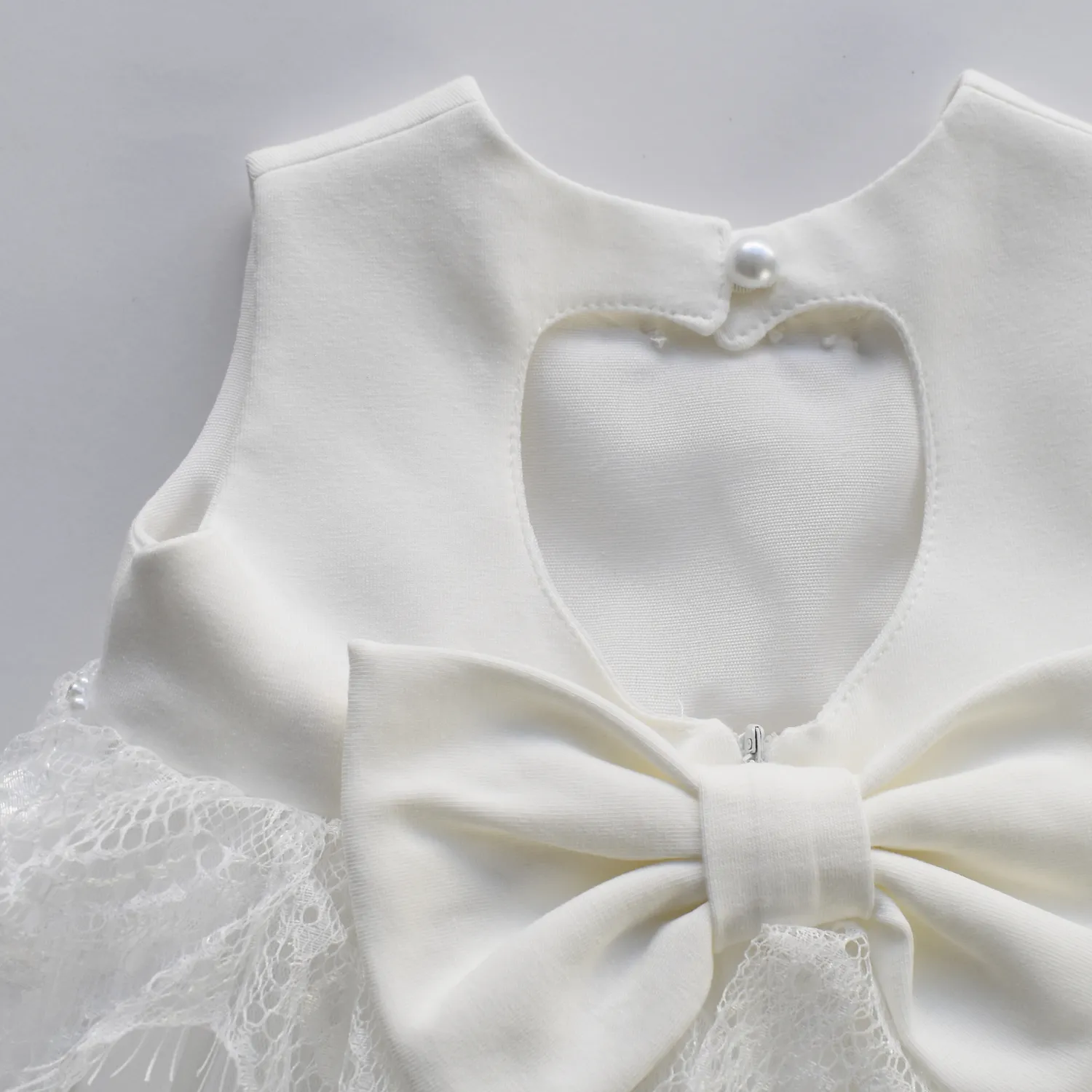Hearts & Pearls Baby Dress