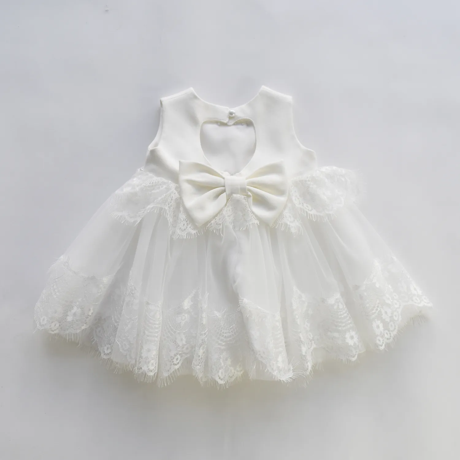 Hearts & Pearls Baby Dress