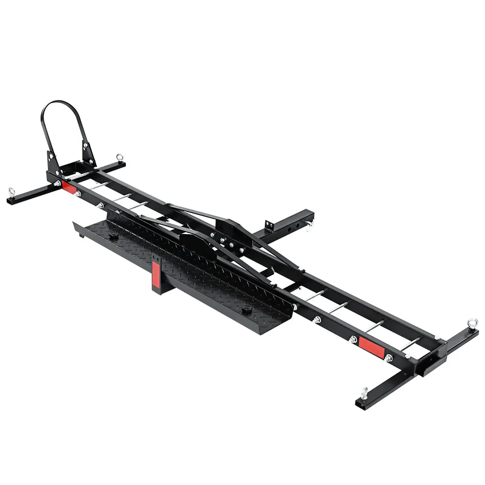 Heavy-Duty Motorcycle Carrier Rack 500lbs Capacity - Giantz