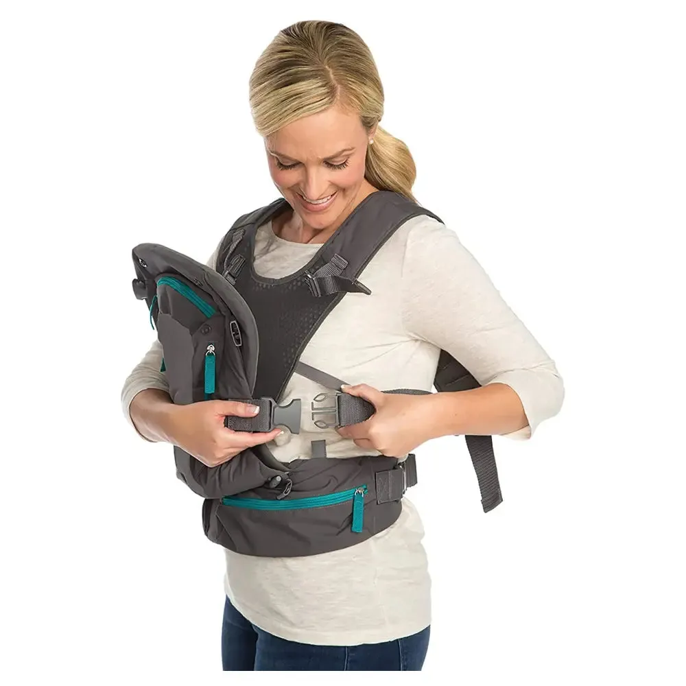 Infantino Carry On Multi-Pocket Carrier, Grey & Black