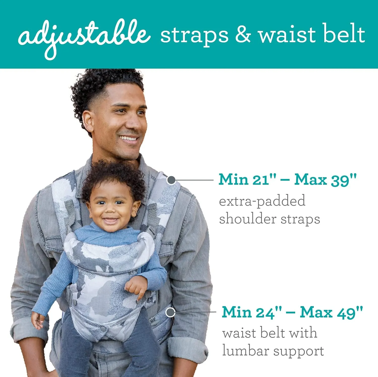 Infantino Flip 4-In-1 Convertible Carrier - Camo