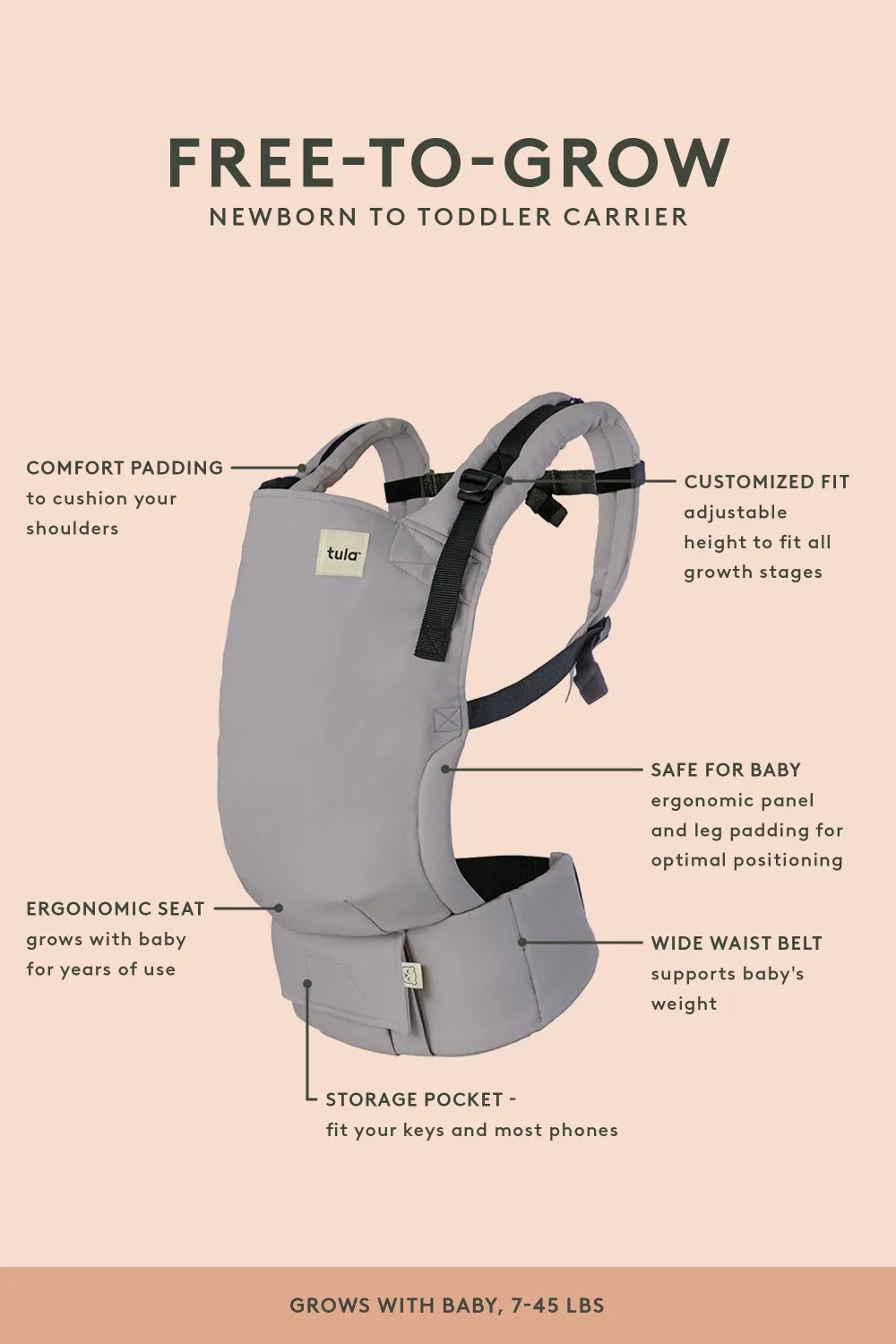 Joni - Mesh Free-to-Grow Baby Carrier