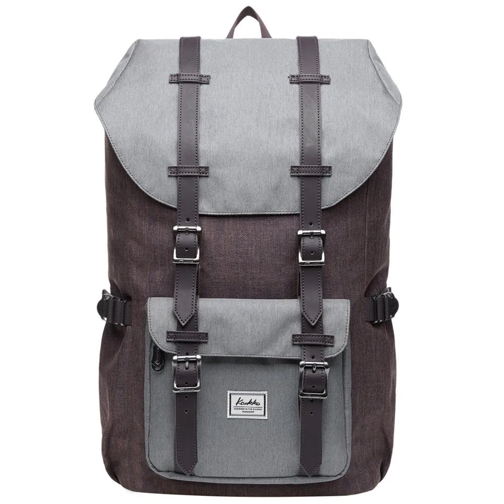 KAUKKO Backpack for city trips, EP5-4 ( Grey Coffee / 20.3L)