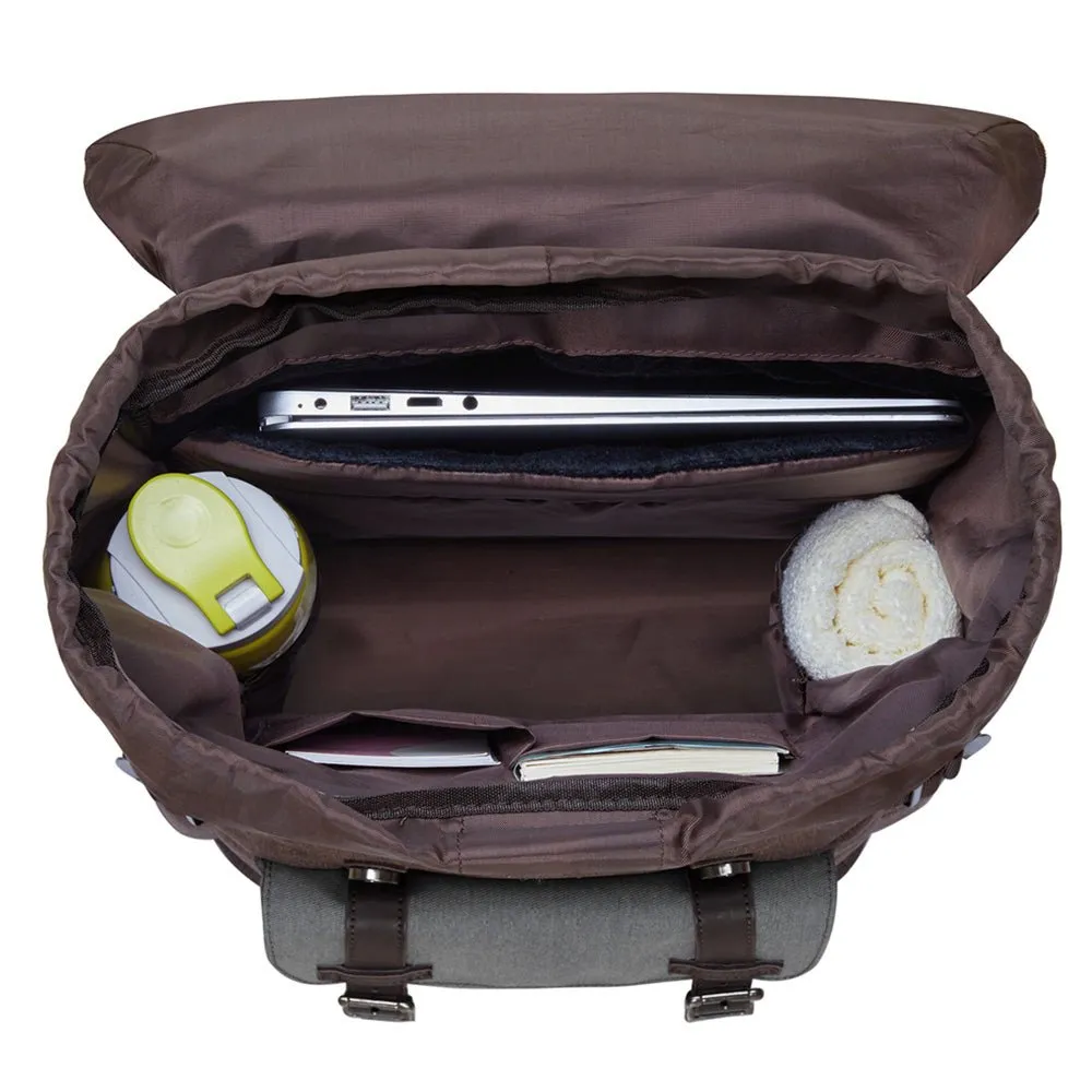 KAUKKO Backpack for city trips, EP5-4 ( Grey Coffee / 20.3L)