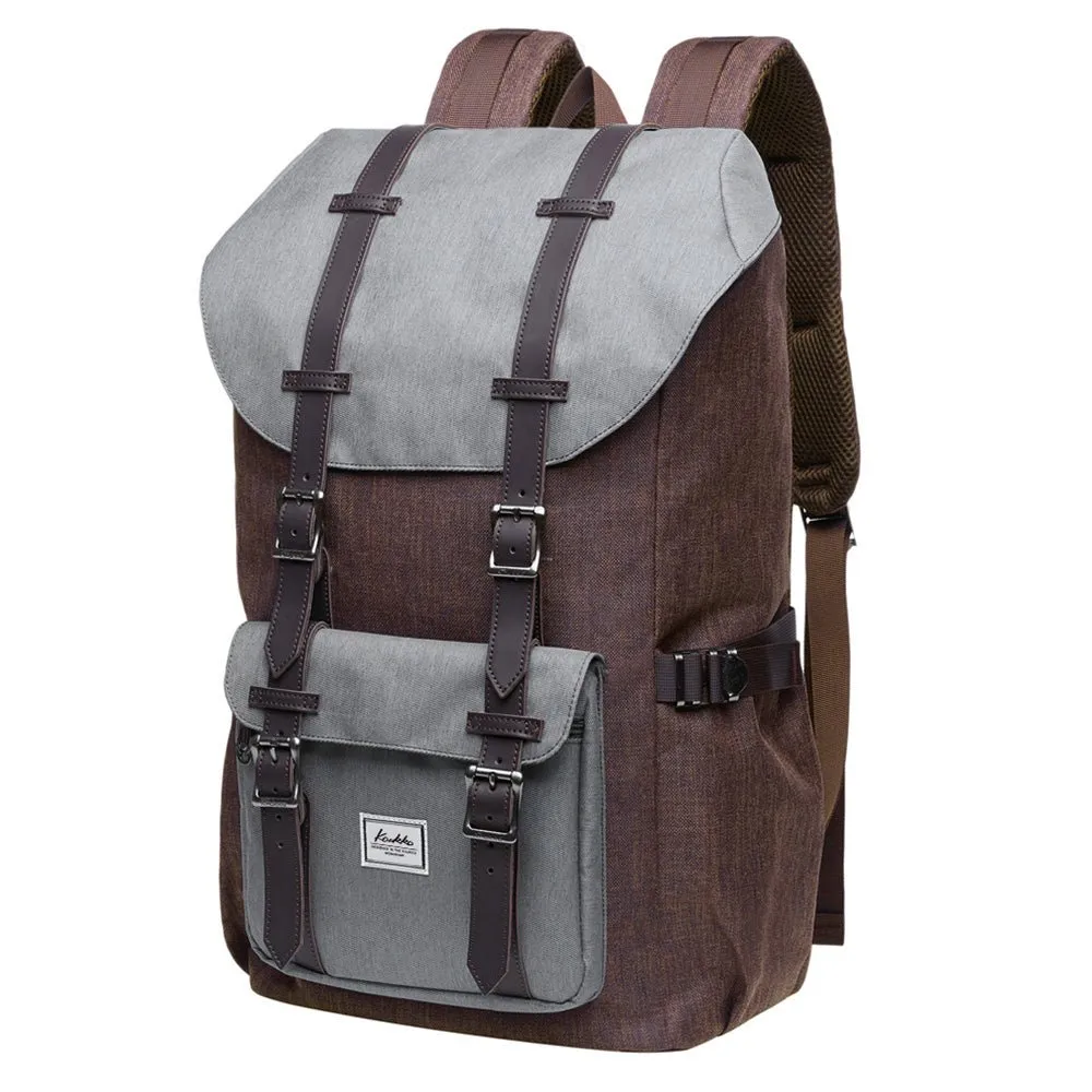 KAUKKO Backpack for city trips, EP5-4 ( Grey Coffee / 20.3L)