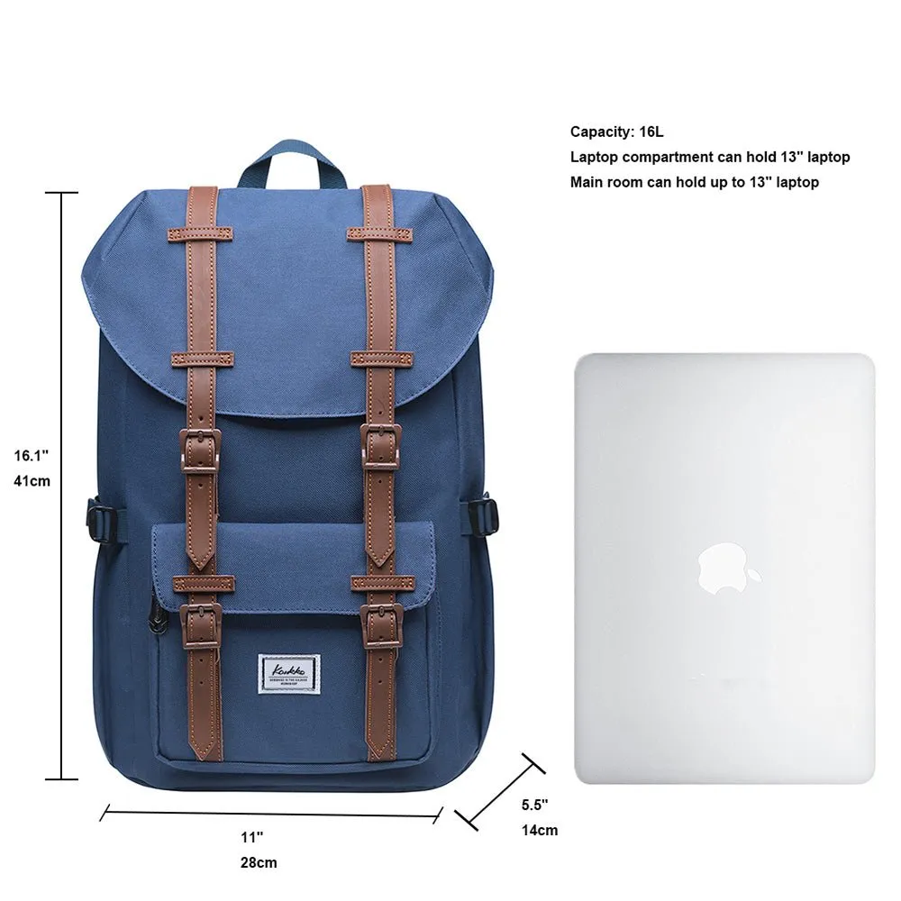 KAUKKO Backpack for city trips, EP5-7( Blue / 16.1L )