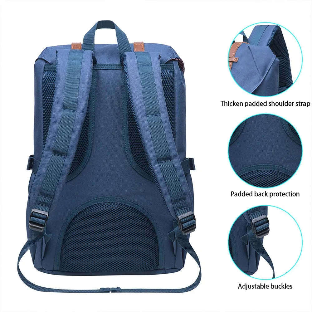 KAUKKO Backpack for city trips, EP5-7( Blue / 16.1L )