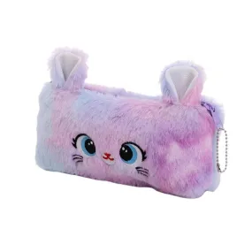 kawaii Plush Pencil Case With 1 Zippers for kids