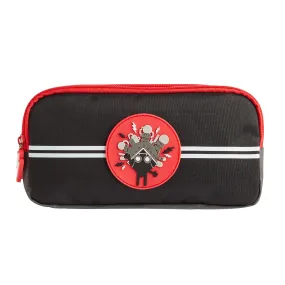 Kronk Black Triple Zip Pencil Case