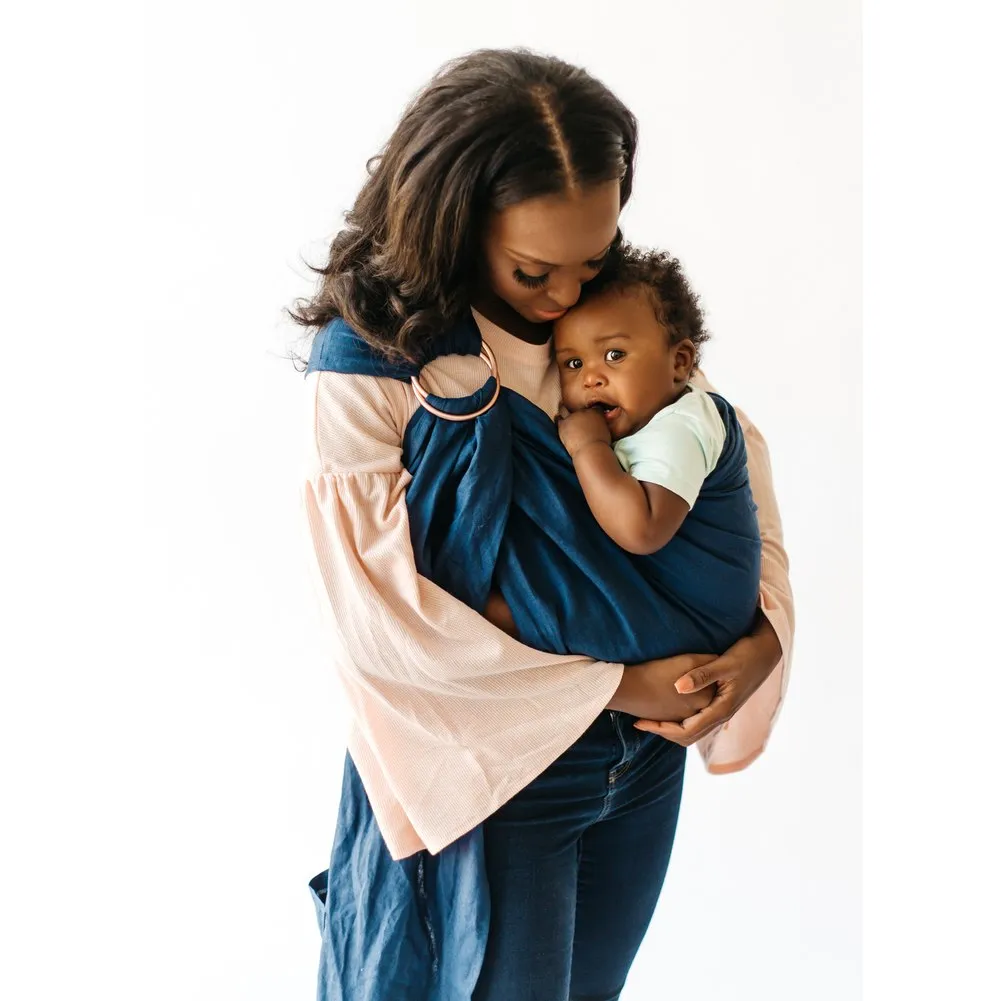Kyte Ring Sling Carrier with Gold Rings
