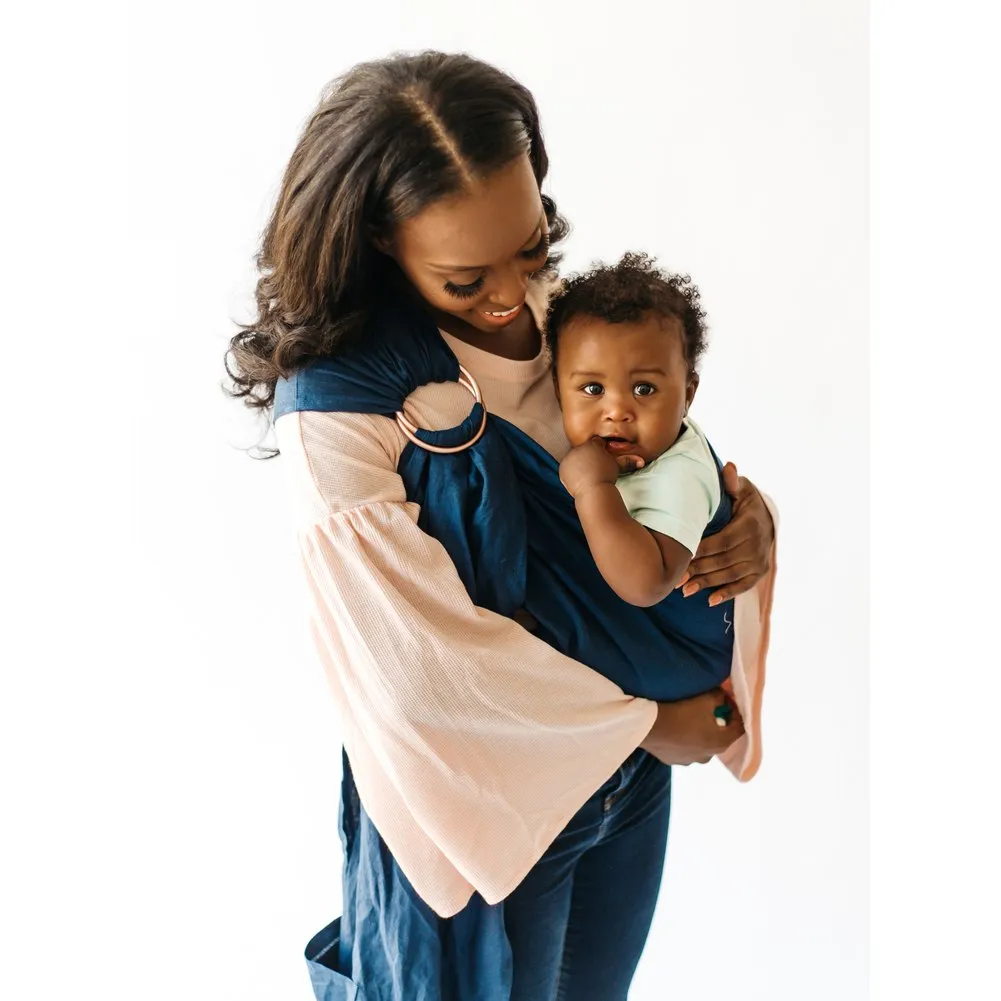 Kyte Ring Sling Carrier with Gold Rings