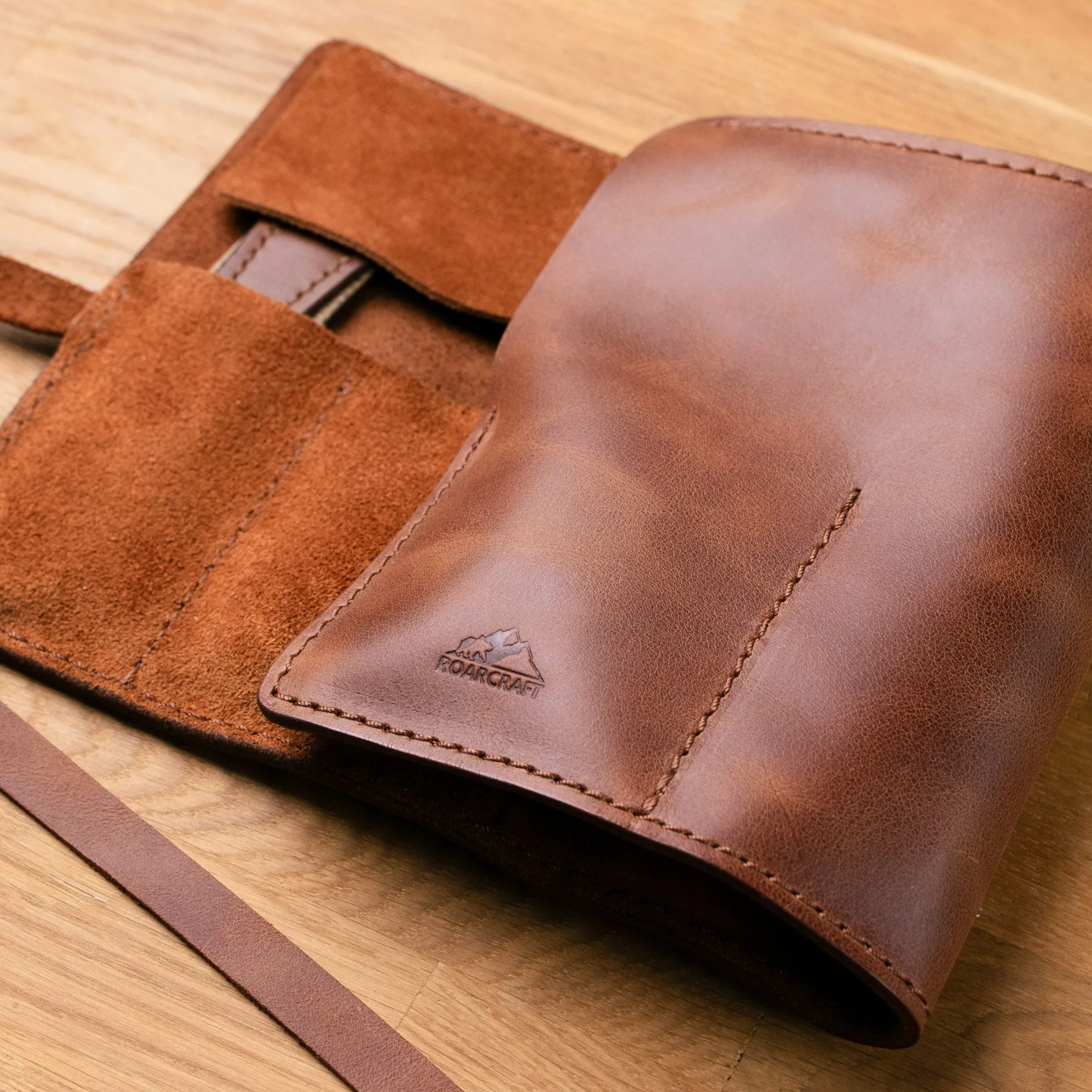 Leather Travel Watch Roll