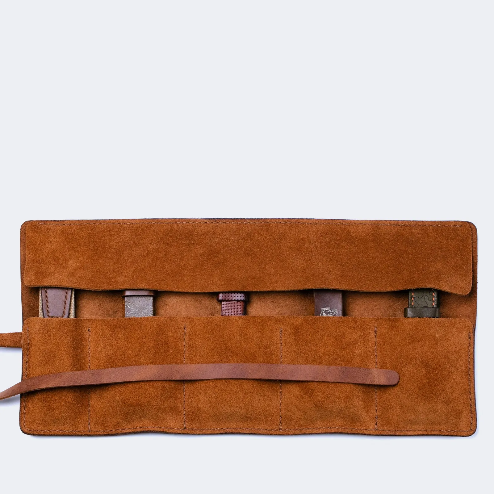 Leather Travel Watch Roll