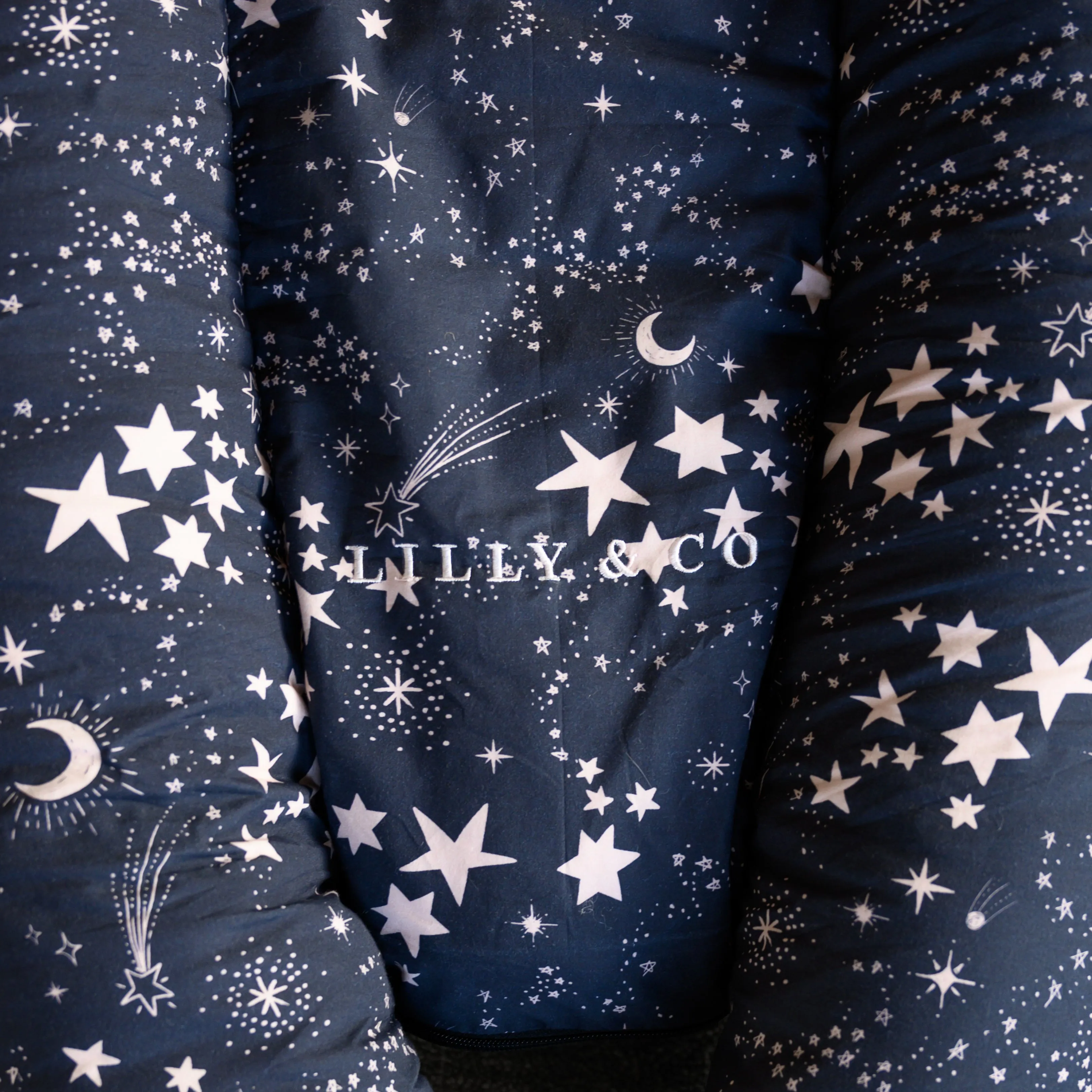 Lilly & CO x Friday Flamingo Star Print Baby Nest - Limited Edition