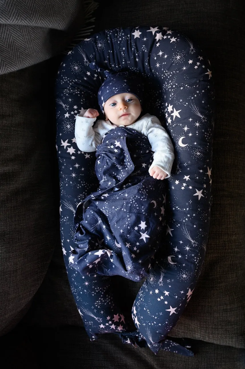 Lilly & CO x Friday Flamingo Star Print Baby Nest - Limited Edition