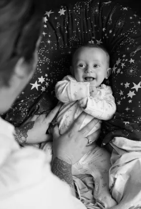 Lilly & CO x Friday Flamingo Star Print Baby Nest - Limited Edition