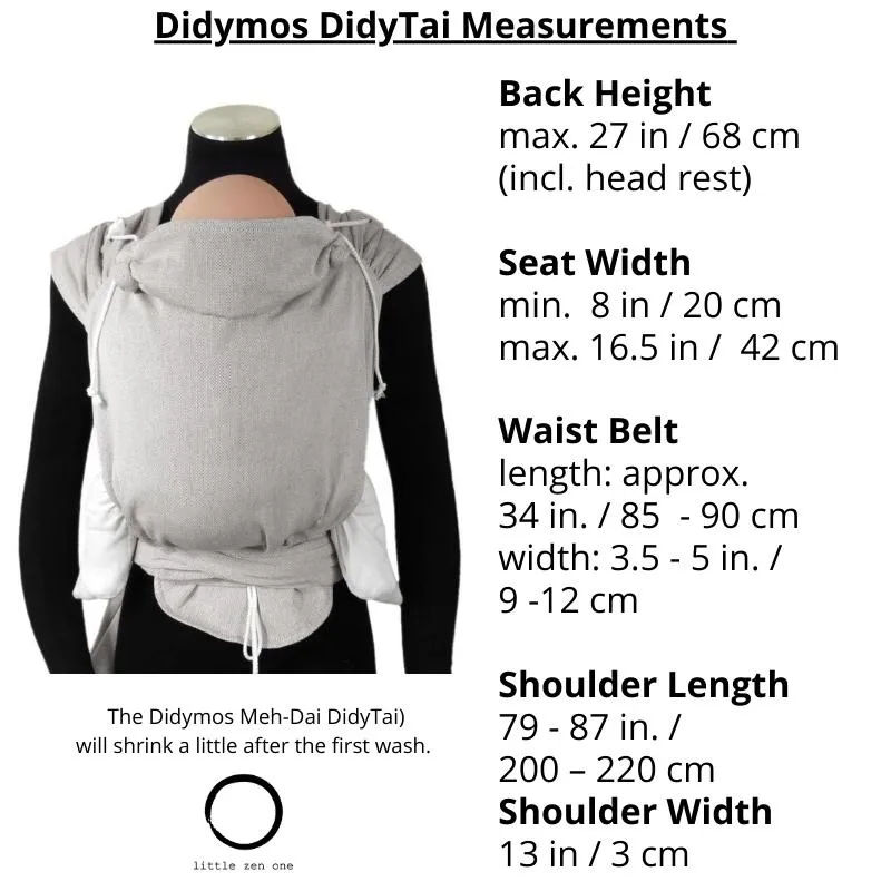 Lisca Grigio DidyTai Mei Tai by Didymos