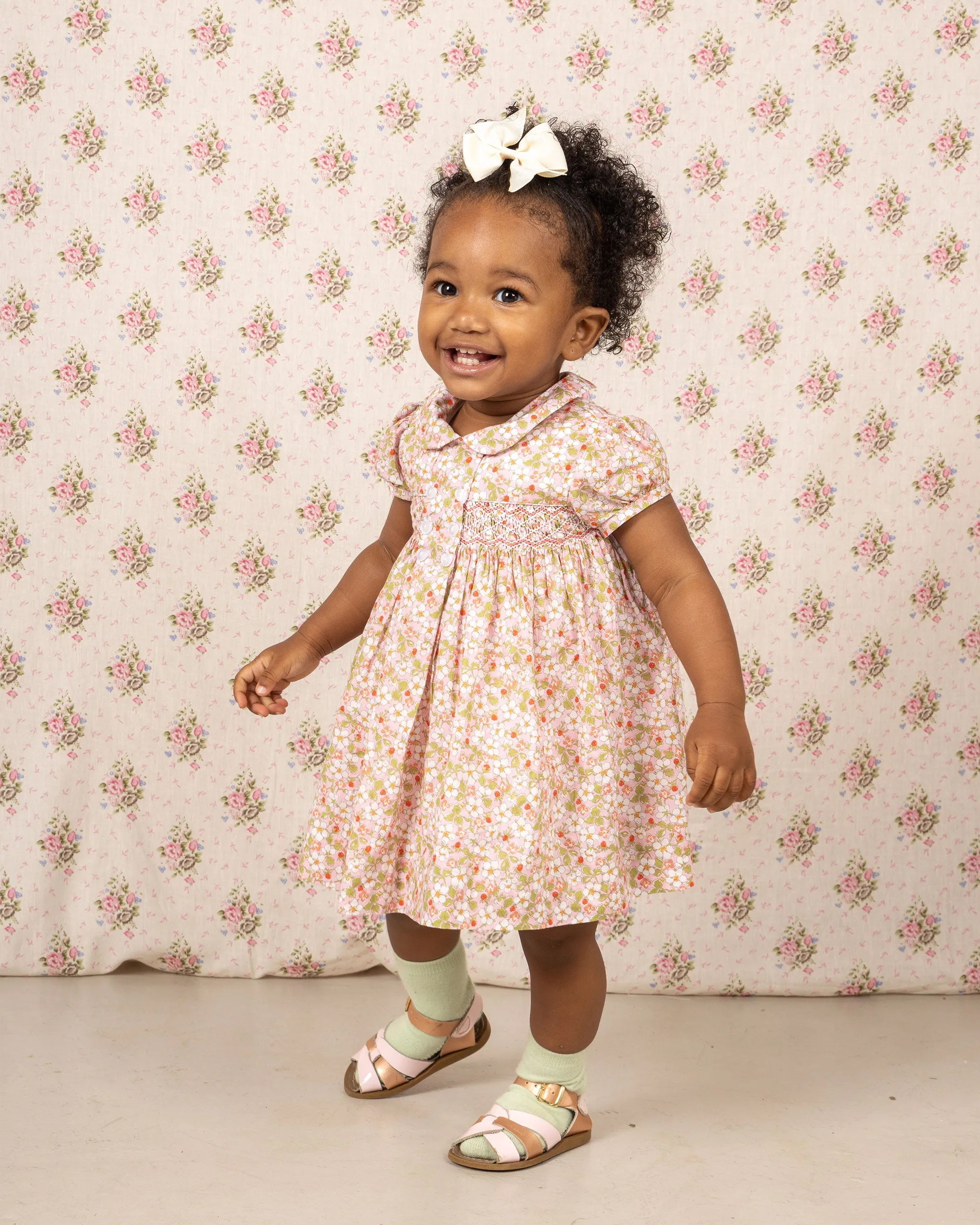 Made With Liberty Fabric:  Baby Dress - Josette