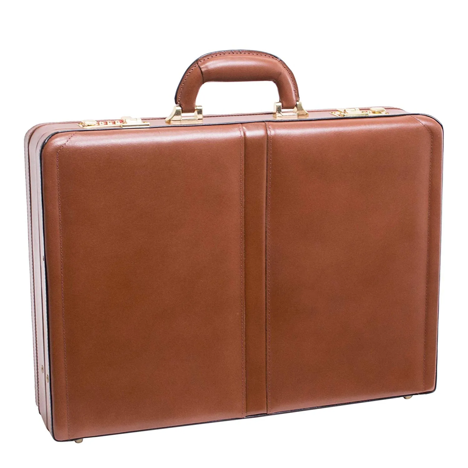McKlein Harper Leather Expandable Attache Case