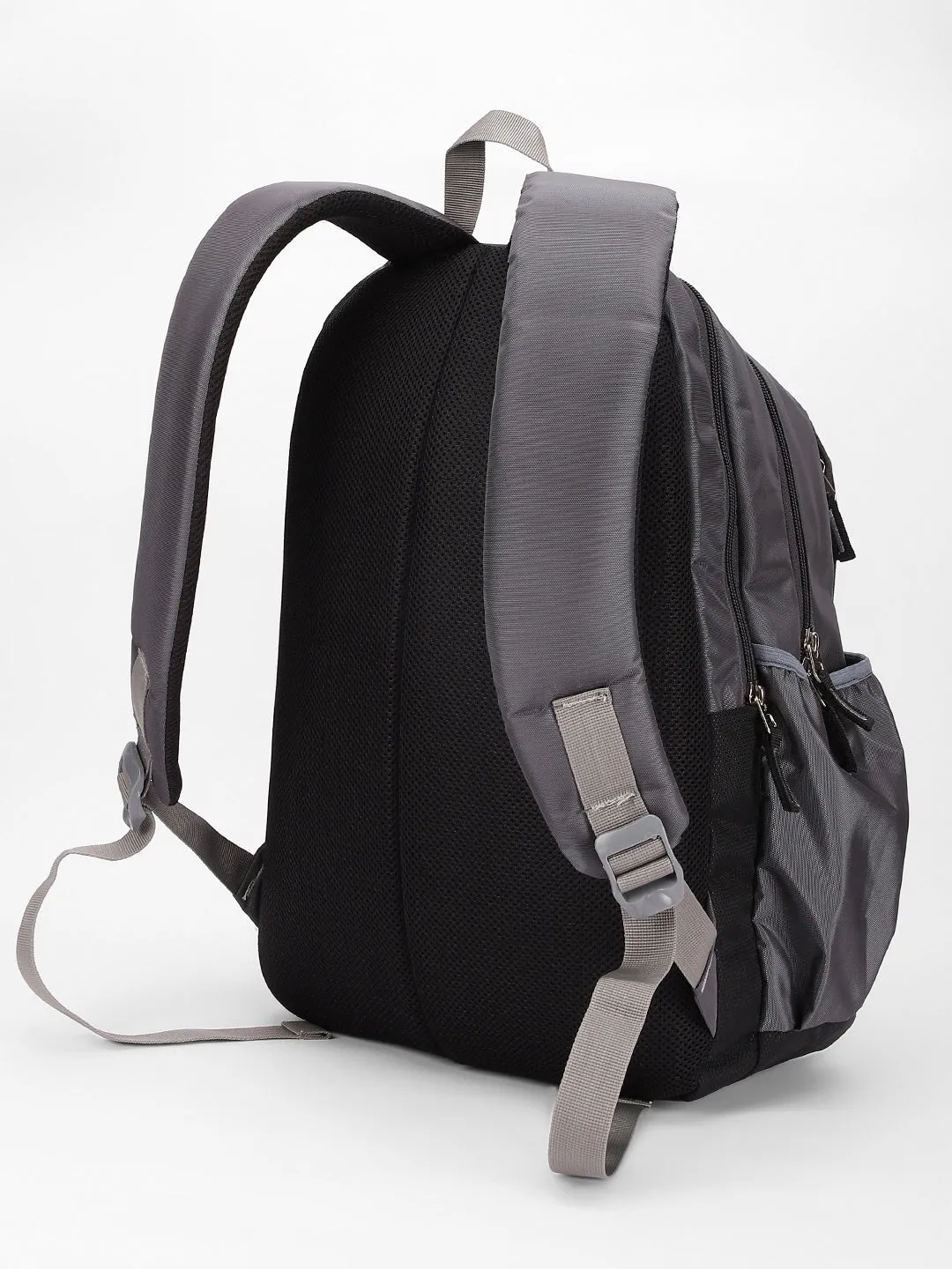 Men's light grey Water Repellent Travel Backpack with adjustable shoulder strap