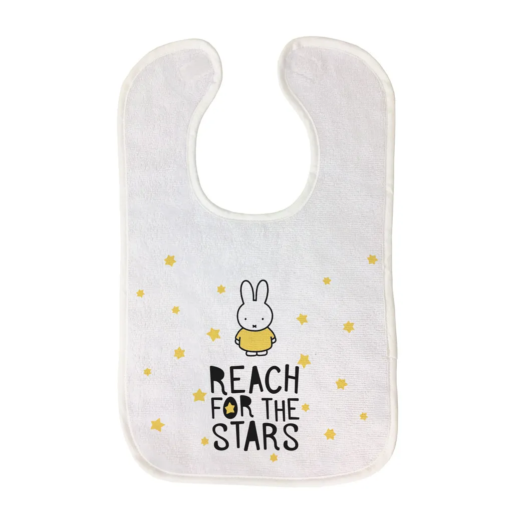 Miffy Reach for the Stars Baby Bib