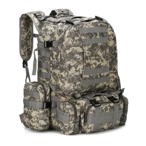 Military Style Outdoor Durable 55L Waterproof Backpack