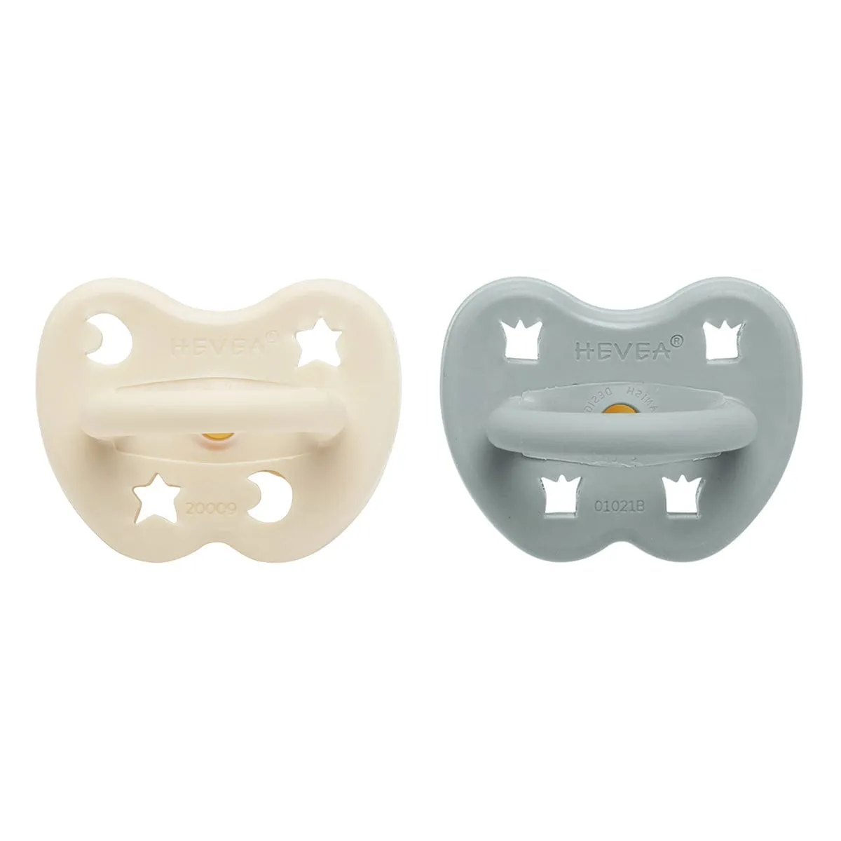 Milky White & Gorgeous Grey Orthodontic Pacifier 2 Pack (3-36 Months)