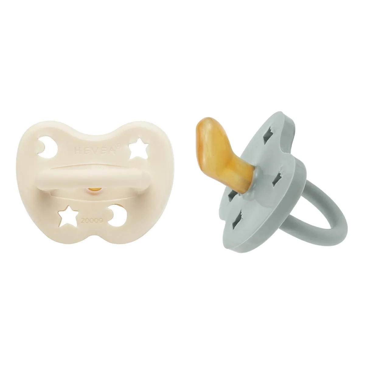 Milky White & Gorgeous Grey Orthodontic Pacifier 2 Pack (3-36 Months)