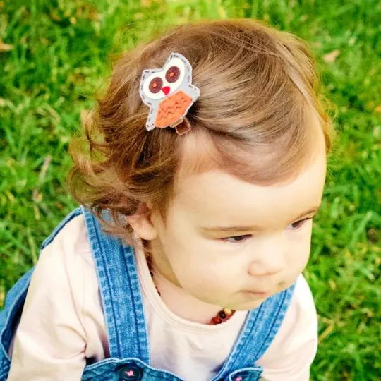 No Slippy Hair Clippy Willow Owl Brown