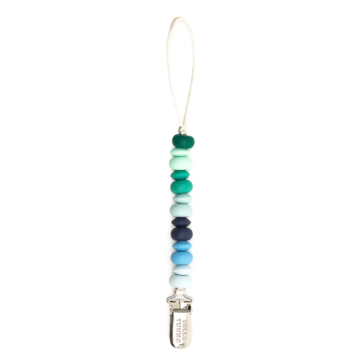 Pacifier Clip - Multi Blue